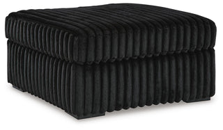 Midnight-Madness 2-Piece Sectional and Ottoman
