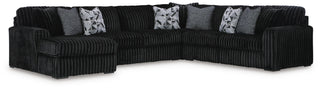 Midnight-Madness 6-Piece Sectional with Chaise