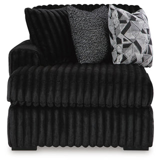 Midnight-Madness 2-Piece Sectional and Ottoman