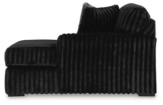 Midnight-Madness RAF Corner Chaise Velvet