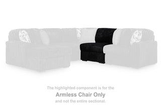Midnight-Madness Armless Chair Velvet