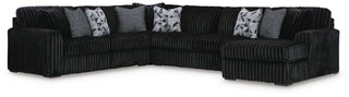 Midnight-Madness 6-Piece Sectional with Chaise