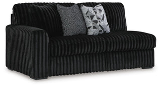 Midnight-Madness 3-Piece Sectional with Chaise Velvet