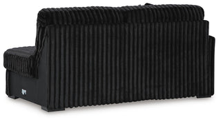 Midnight-Madness 3-Piece Sectional and Oversized Ottoman