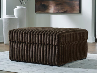 Midnight-Madness Oversized Accent Ottoman Velvet