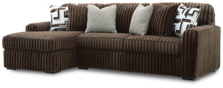 Midnight-Madness 2-Piece Sectional Sofa with Chaise Velvet