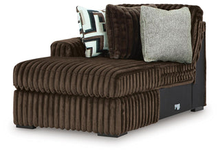 Midnight-Madness 3-Piece Sectional, Oversized Chair and Ottoman