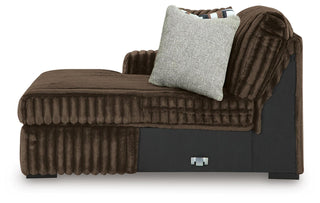 Midnight-Madness 3-Piece Sectional, Oversized Chair and Ottoman