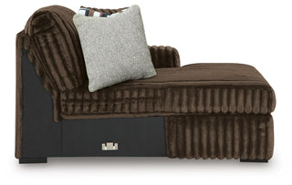 Midnight-Madness 2-Piece Sectional and Ottoman