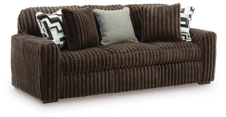 Midnight-Madness Sofa, Loveseat and Oversized Accent Ottoman