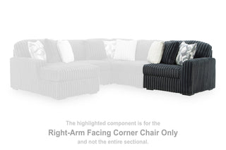 Midnight-Madness RAF Corner Chair Velvet