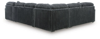Midnight-Madness 4-Piece Sectional with Chaise