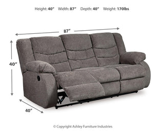 Tulen Reclining Sofa Chenille