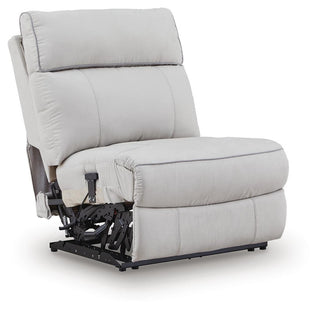 Social Pointe PWR Armless REC w/ADJ Headrest Chenille