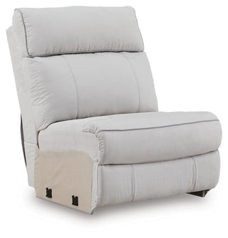 Social Pointe 7-Piece Reclining Sectional with Storage Consoles Chenille