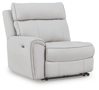 Social Pointe 7-Piece Reclining Sectional with Storage Consoles Chenille