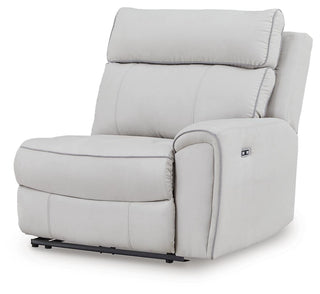 Social Pointe 7-Piece Reclining Sectional with Storage Consoles Chenille