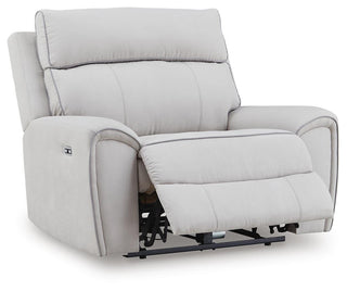 Social Pointe PWR Recliner/ADJ Headrest Chenille