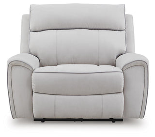Social Pointe PWR Recliner/ADJ Headrest Chenille