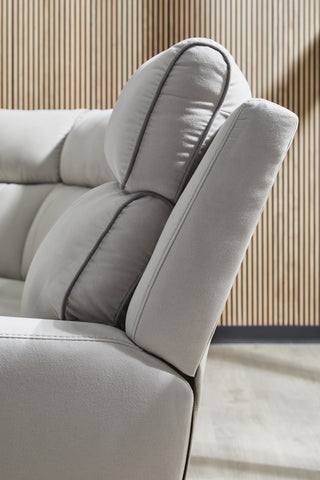 Social Pointe 6-Piece Power Reclining Sectional Chenille
