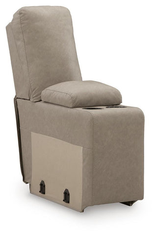 Narwhal Place Console with Storage Faux Leather