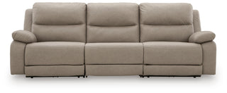 Narwhal Place 3-Piece Power Reclining Sectional Faux Leather
