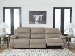 Narwhal Place 3-Piece Power Reclining Sectional Faux Leather