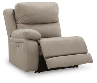 Narwhal Place LAF Zero Wall Power Recliner Faux Leather