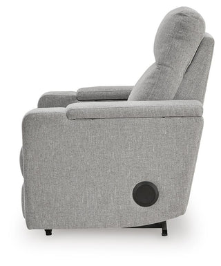 Pineland Glider PWR REC w/Audio System Next-Gen Nuvella™ Performance Fabric