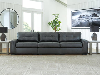 Brindley Pier 3-Piece Sectional Sofa Leather
