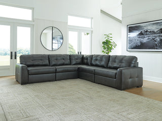 Brindley Pier 5-Piece Sectional Leather