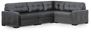 Brindley Pier 4-Piece Sectional Leather