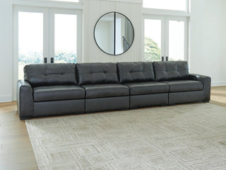 Brindley Pier 4-Piece Sectional Leather