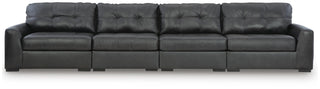 Brindley Pier 4-Piece Sectional Leather