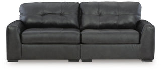 Brindley Pier 2-Piece Sectional Loveseat Leather