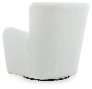 Rowenburg Swivel Glider Accent Chair - Cream