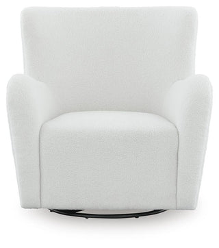 Rowenburg Swivel Glider Accent Chair - Cream