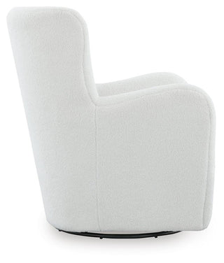 Rowenburg Swivel Glider Accent Chair - Cream