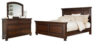 Porter Queen Panel Bed, Dresser and Mirror