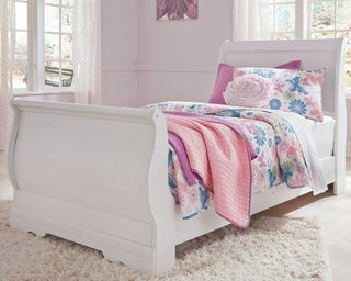 Anarasia Sleigh Bed - Twin
