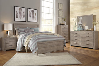Culverbach Queen Panel Bed with Dresser, Mirror, Chest and 2 Nightstands
