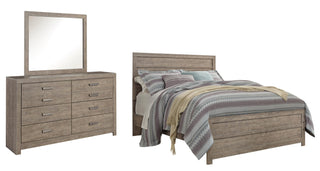 Culverbach Queen Panel Bed, Dresser and Mirror
