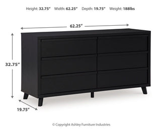 Danziar Queen Panel Bed and Dresser