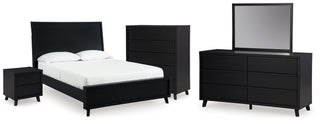 Danziar Queen Bed, Dresser, Mirror, Chest and Nightstand
