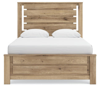 Brozmont Queen Panel Bed, Dresser and Mirror