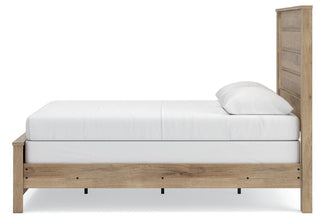 Brozmont Queen Panel Bed, Dresser and Mirror