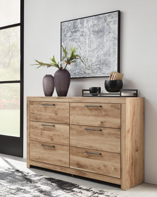 Hyanna King Panel Storage Bed with Dresser and Nightstand
