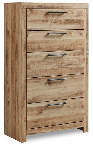 Hyanna Queen Panel Headboard, Dresser, Mirror and Chest