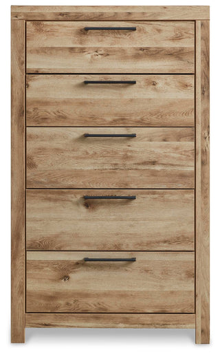 Hyanna Queen Panel Headboard, Dresser, Mirror and Chest