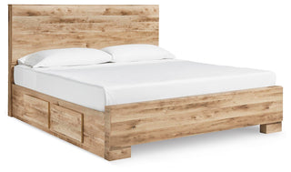 Hyanna Panel Bed with 2 Side Storage - King